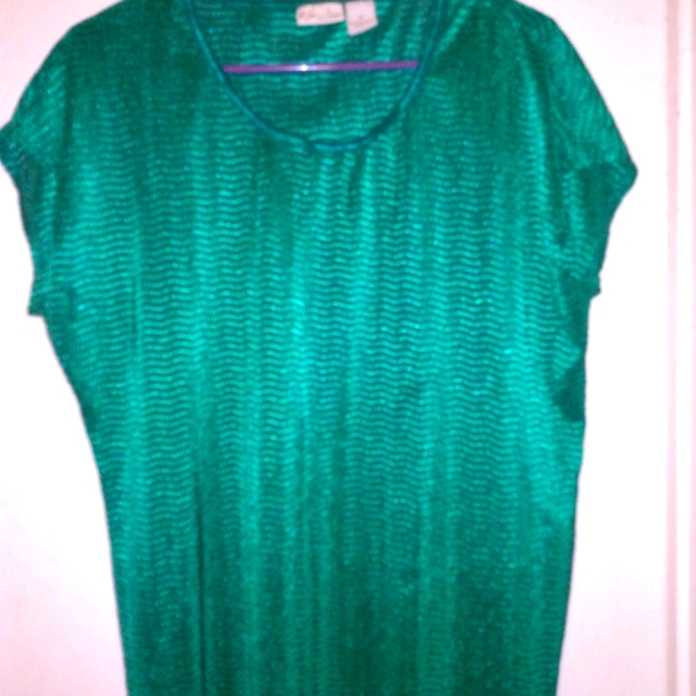 Emerald Green Top by Kim Rogers